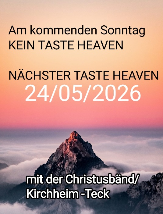 Taste Heaven im Mai 26