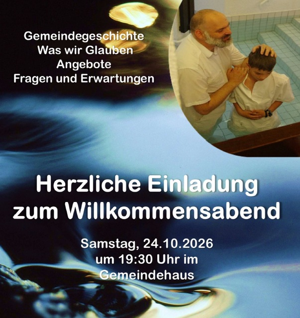 Willkommensabend im Oktober 26